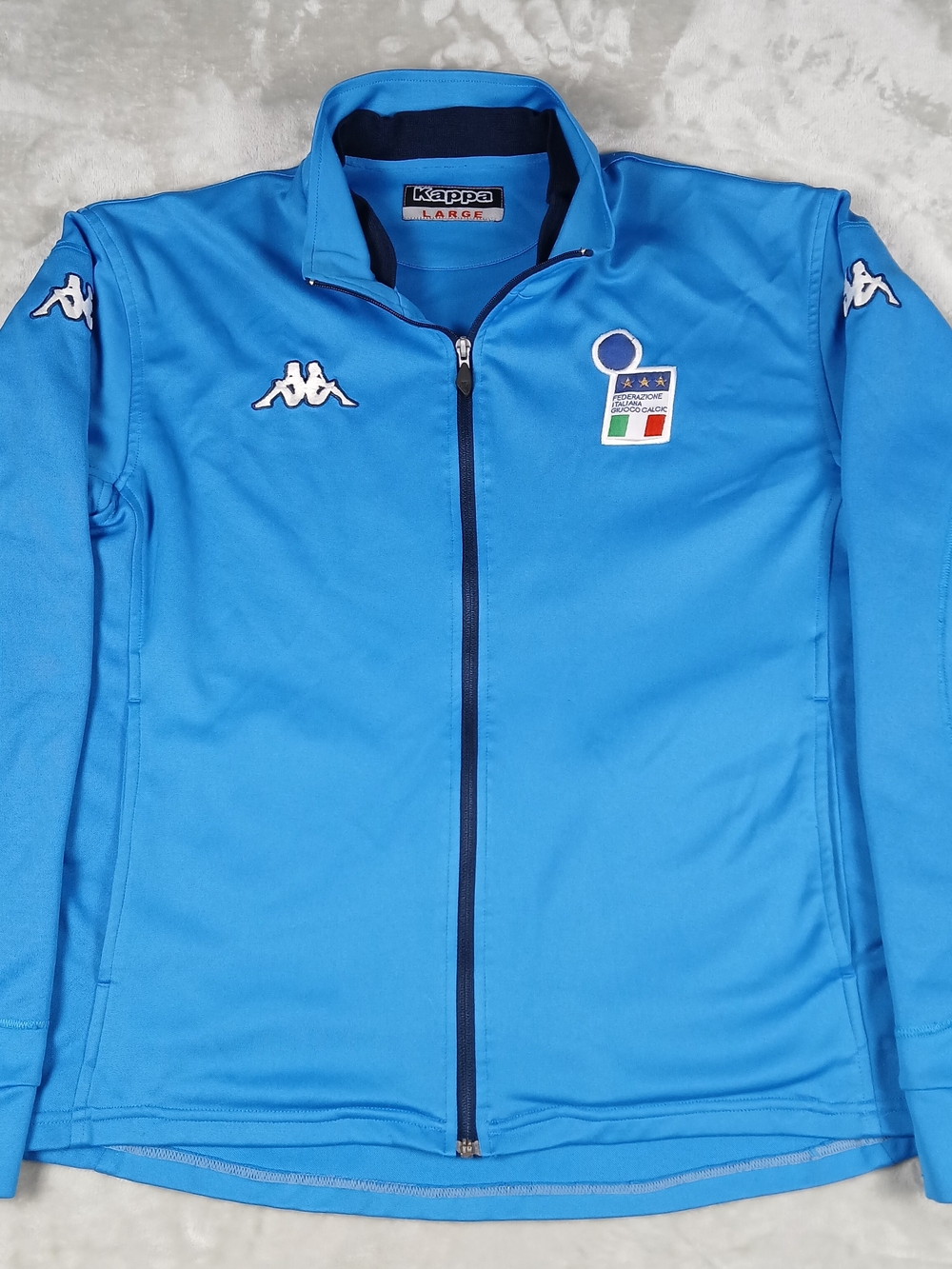 Vintage Kappa Italy 2002 World Cup Track Jacket Large Men's Training Italia